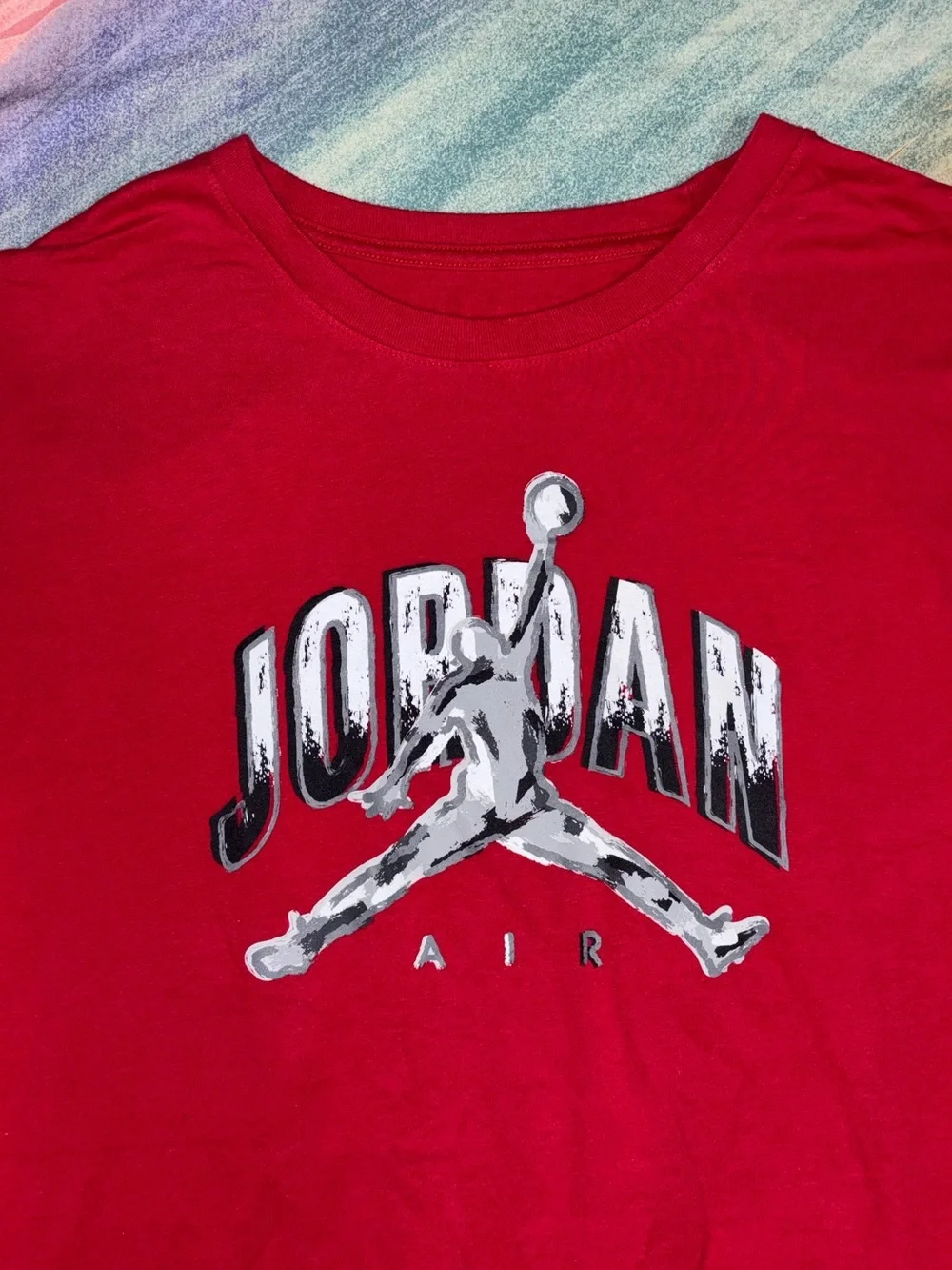 JORDAN AIR JUMPMAN TEE red retro short sleeve tee shirt size 3XL